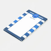Post-it® Journal d'Ancres bleu marine (Incliné)