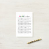 Post-it® Journal du gestionnaire de suivi des habitudes (Sur un bureau)