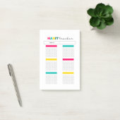 Post-it® Journal du gestionnaire de suivi des habitudes (Bureau)