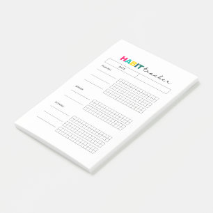 Post-it® Journal du gestionnaire de suivi des habitudes