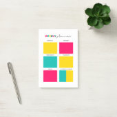 Post-it® Journal hebdomadaire du planificateur (Bureau)