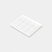 Post-it® Journal personnalisable 4 colonnes Journal multifo (Incliné)