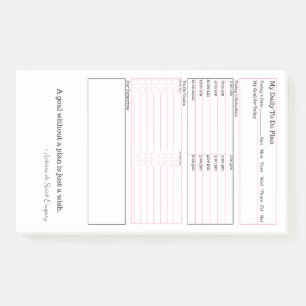 Post-it® Journal pour faire le planificateur dans rose, le