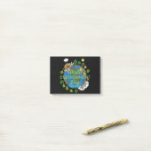 Post-it® Journée mondiale de l'environnement (Sur un bureau)