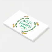 Post-it® journée mondiale des enseignants (Incliné)