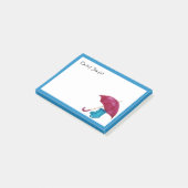 Post-it® Jours De Pluie, Bottes De Parapluie Et De Pluie (Incliné)