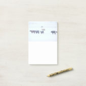 Post-it® Jours d'hiver (Sur un bureau)