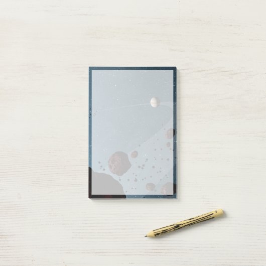 Post-it® Jovian Trojans Astéroïdes. (Sur un bureau)