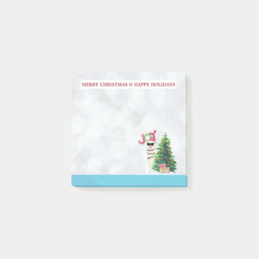 Post-it® Joy Typography | Christmas Llama (Devant)