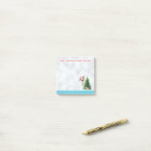 Post-it® Joy Typography | Christmas Llama (Sur un bureau)