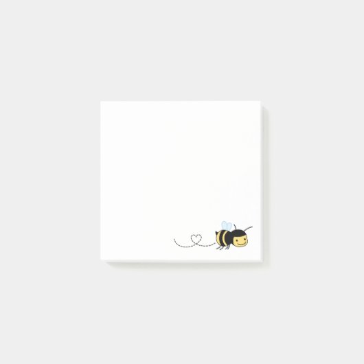Post-it® Joyeuse Bee Buzzing Autour (Devant)