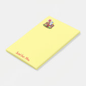 Post-it® Joyeuse carte de Saint-Valentin Pingouin (Incliné)