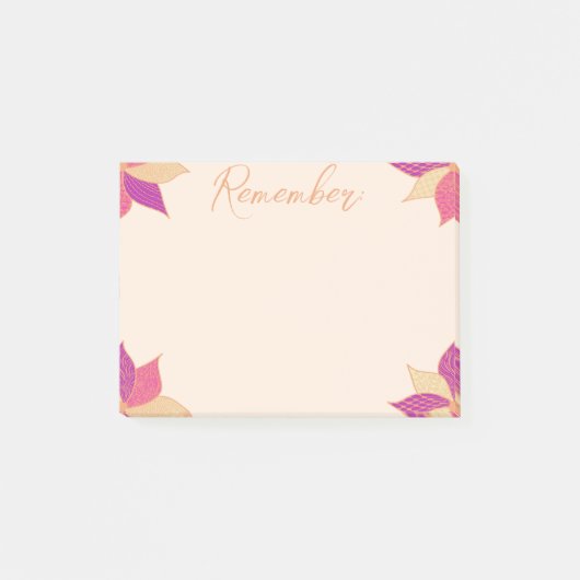 Post-it® Joyeuse Fleur (Devant)