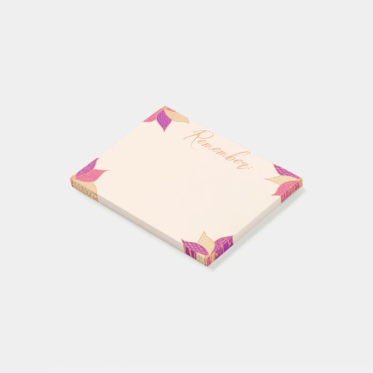 Post-it® Joyeuse Fleur (Incliné)