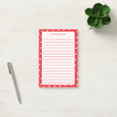 Post-it® Joyeuse Saint-Valentin Moderne Motif d'Amour (Bureau)