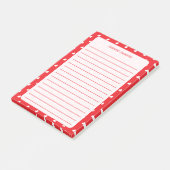 Post-it® Joyeuse Saint-Valentin Moderne Motif d'Amour (Incliné)