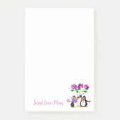 Post-it® Joyeuse Saint-Valentin Pingouin Note de poste (Devant)