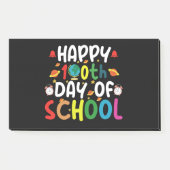 Post-it® Joyeux 100e jour d'école Enseignant Élève (Devant)