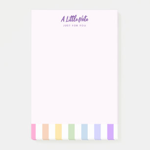 Post-it® Joyeux 18ème anniversaire en Rainbow Stripes