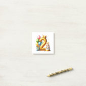 Post-it® Joyeux 2ème anniversaire (Sur un bureau)