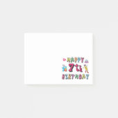 Post-it® Joyeux 7ème anniversaire. 7 ans. (Devant)