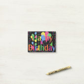 Post-it® Joyeux anniversaire 🎂 (Sur un bureau)