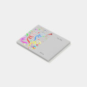 Post-it® Joyeux anniversaire avril 2022 Post-it Notes (Incliné)