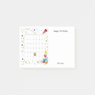 Post-it® Joyeux anniversaire Juin 2022 Post-it Notes