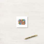 Post-it® Joyeux Anniversaire Smiley (Sur un bureau)