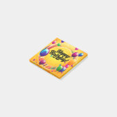 Post-it® Joyeux Anniversaire Vibrant (Incliné)