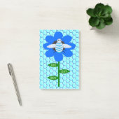 Post-it® Joyeux Bee Day Boy Blue Birthday Bumblebee (Bureau)
