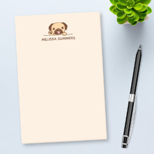 Post-it® Joyeux Carlin Chien Pékin au-dessus de la coutume