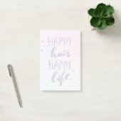 Post-it® Joyeux Cheveux et heureuse vie (Bureau)