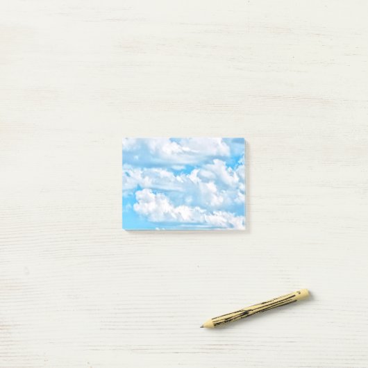 Post-it® Joyeux Danse Nuages Soleil Décor (Sur un bureau)