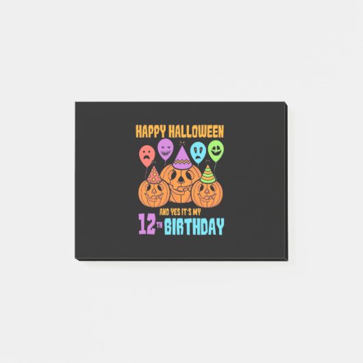 Post-it® Joyeux Halloween 12ème anniversaire (Devant)