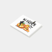 Post-it® Joyeux Halloween mignon Fantôme drôle (Incliné)