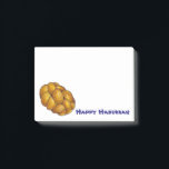 Post-it® Joyeux Hanoukka Chanukah Challah Pain Post-Son<br><div class="desc">Post-It Notes présente une illustration originale d'une miche de pain d'allah. Parfait pour Hanoukka !</div>