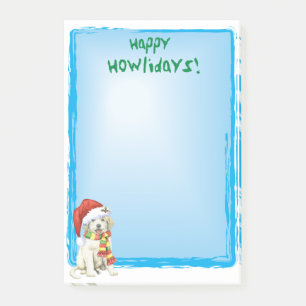 Post-it® Joyeux Howlidays Great Pyrenees