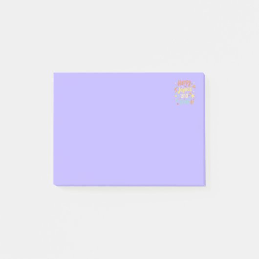 Post-it® Joyeux, Joyeux, Libre, Motivationnel, Inspirationn (Devant)