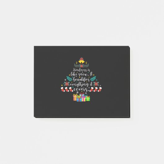 Post-it® Joyeux Joyeux Noël C'Est Comme De La Neige (Devant)