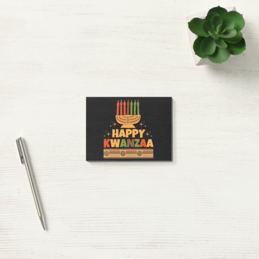 Post-it® Joyeux Kwanzaa (Bureau)