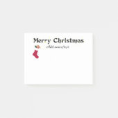 Post-it® Joyeux Modèle de Noël (Devant)