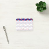 Post-it® Joyeux Motif de crabes| Ajouter votre nom (Bureau)