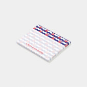 Post-it® Joyeux Motif de crabes| Ajouter votre nom (Incliné)