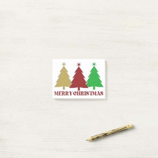 Post-it® Joyeux Noël (Sur un bureau)