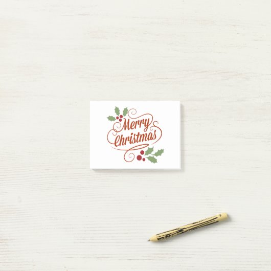 Post-it® Joyeux Noël (Sur un bureau)