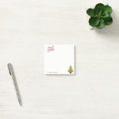 Post-it® Joyeux Noël, Arbre de Noël à l'aquarelle (Bureau)