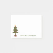 Post-it® Joyeux Noël | Arbre de Noël de fête (Devant)