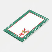 Post-it® Joyeux Noël Corgi Chien Post-It Notes (Incliné)