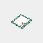 Post-it® Joyeux Noël Corgi Chien Post-It Notes (Incliné)